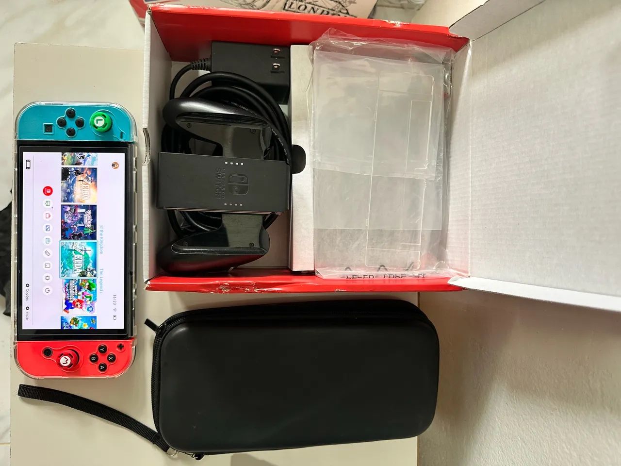 Nintendo Switch Oled Neon - Desbloqueado  - Foto 2