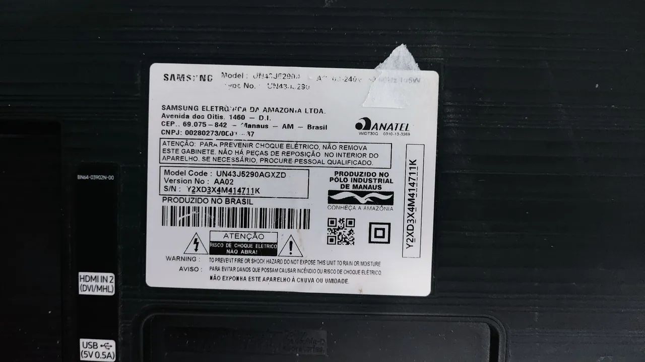 TV Samsung 43" UN43J5290 - Foto 4