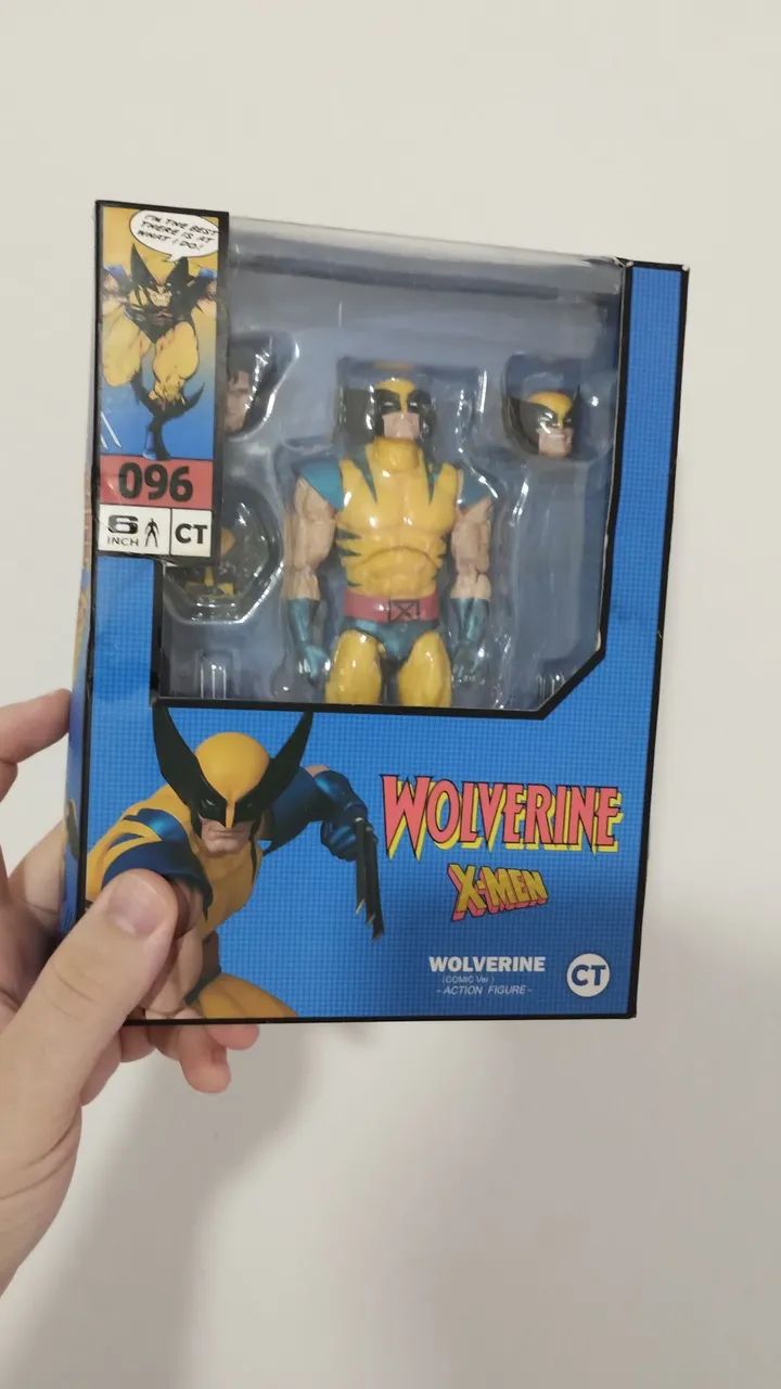 Wolverine Amarelo CT Toys Mafex - Foto 3