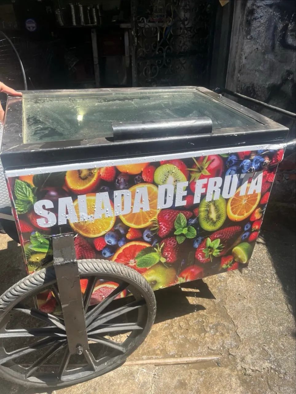 Carrinho de Salada de Frutas ou Picolé 