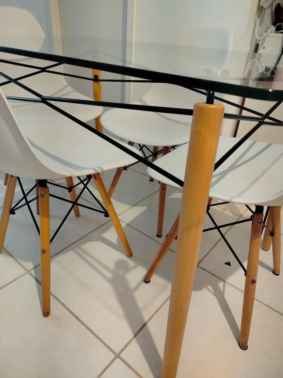Mesa de jantar com 4 cadeiras - Foto 5