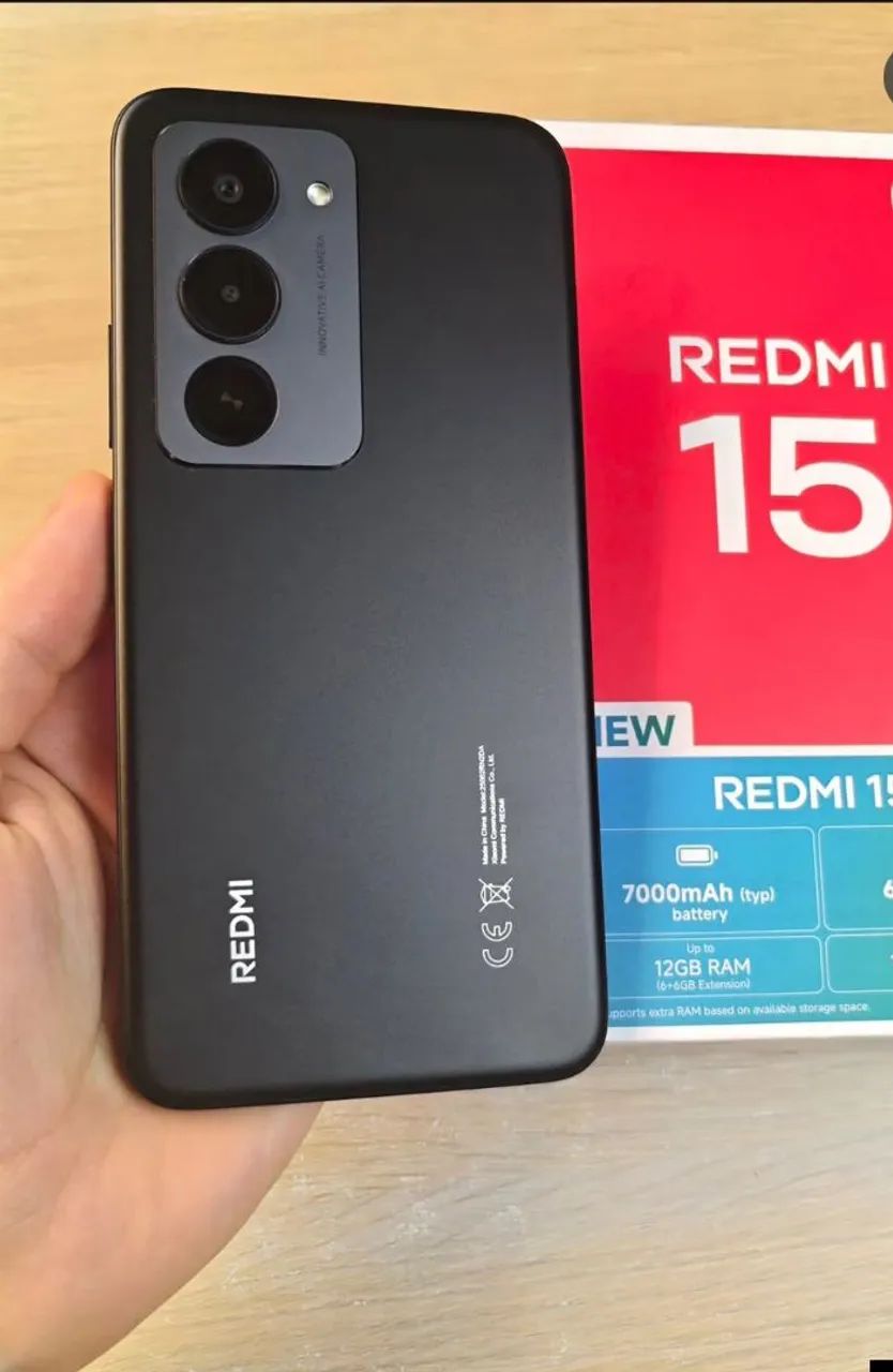 Redmi 15 4G 128/6 Novo, Lacrado, Global  - Foto 2