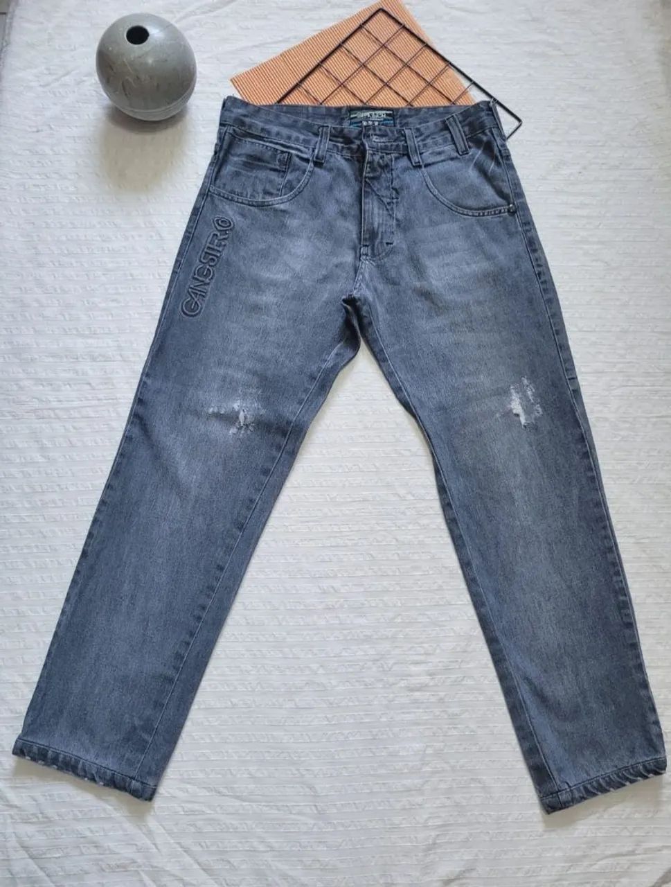 calça jeans cinza gangster Tam 42