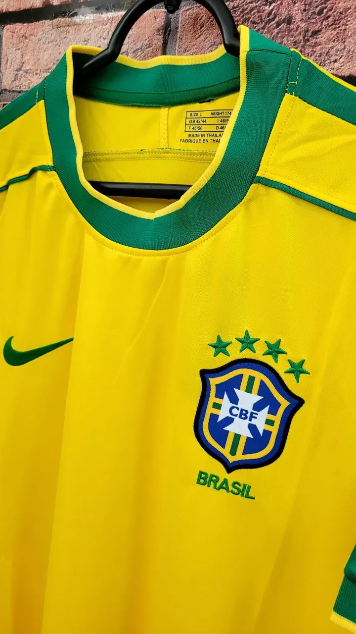 Camisa do Brasil retro 1998 promoção  - Foto 4