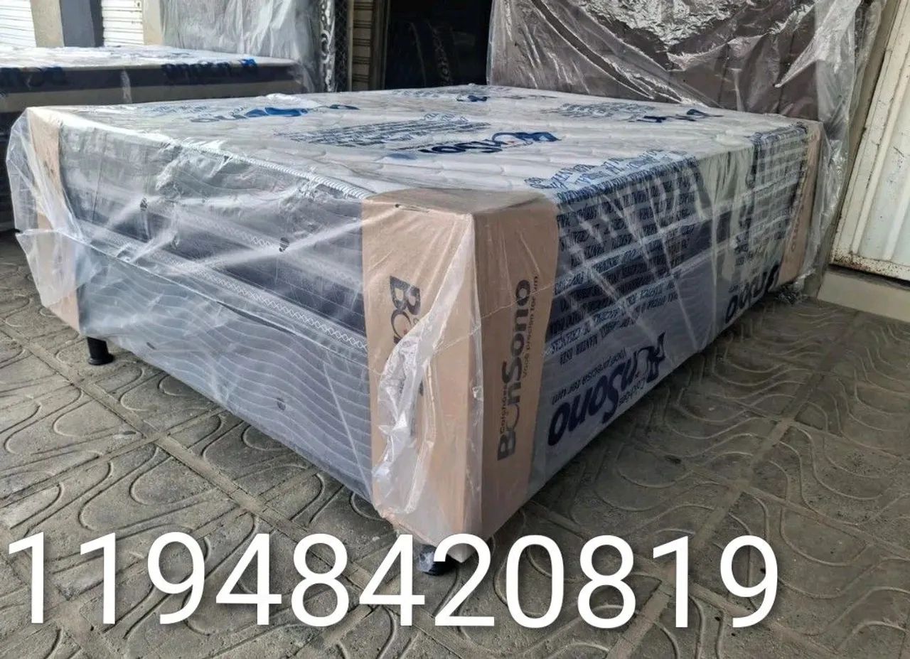 Promoção camas box casal com colchão molas ensacada  - Foto 2
