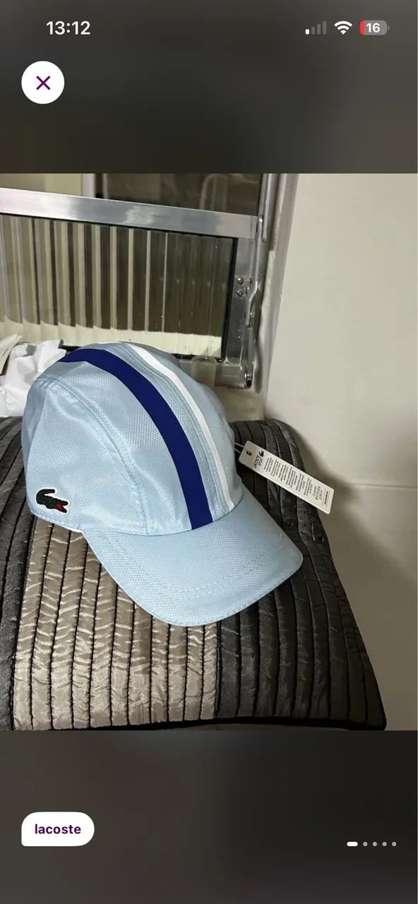 Boné Lacoste faixa  - Foto 4