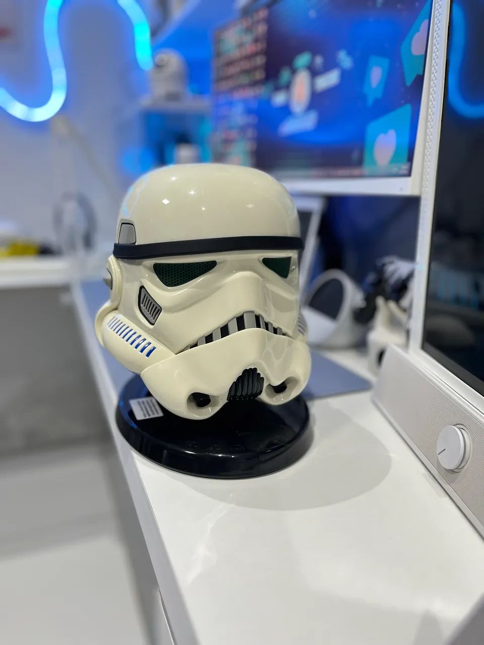 Capacete caixa de som Star Wars item de colecionador  - Foto 4