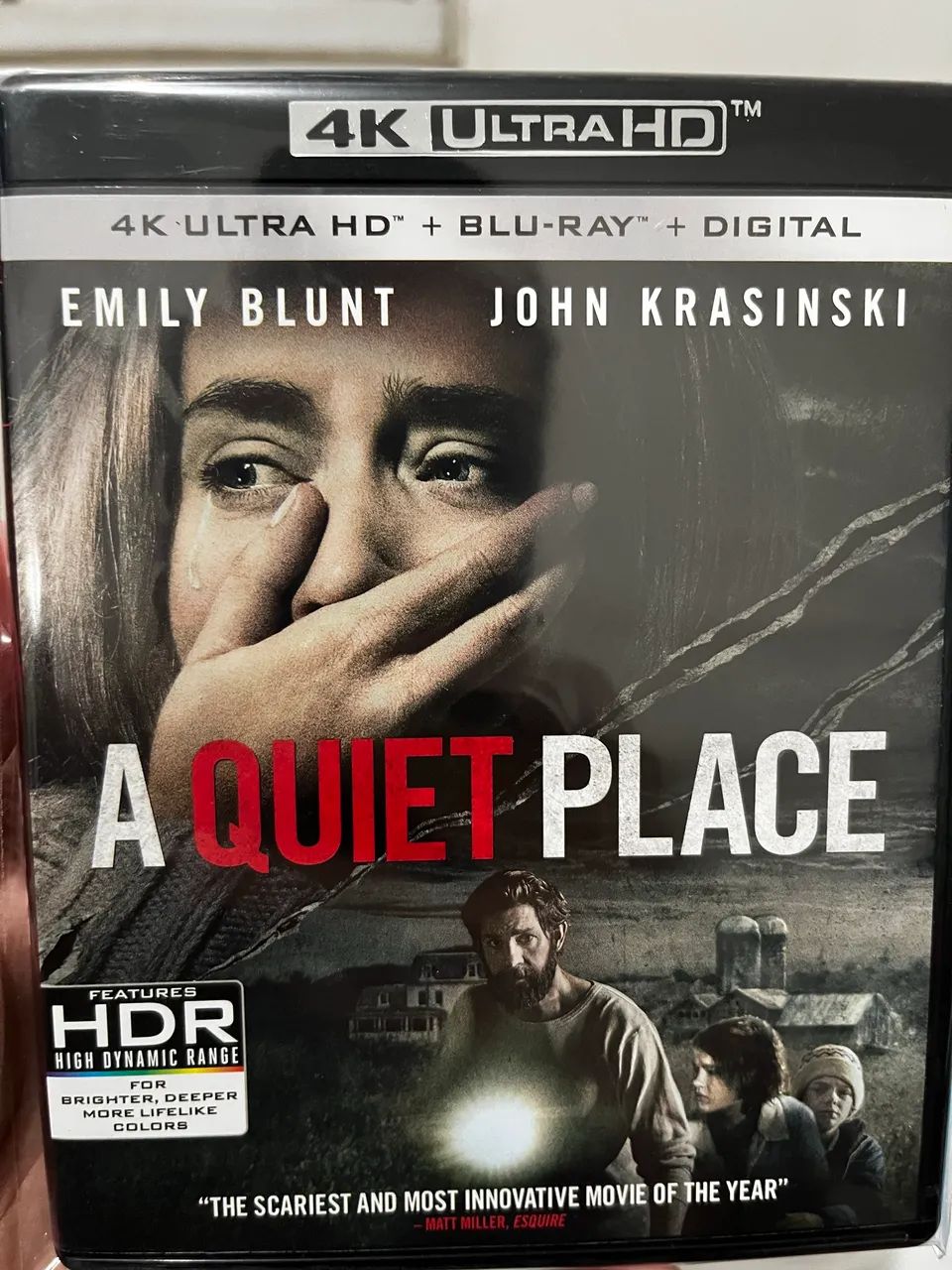 Um lugar silencioso 4k Blu-ray com ptbr