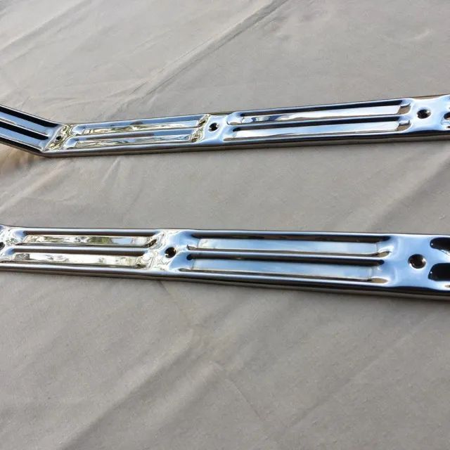 Soleira da Porta Ford F-100 F-1000 F-4000 1972 À 1992 Par Chapa Inox - Foto 4