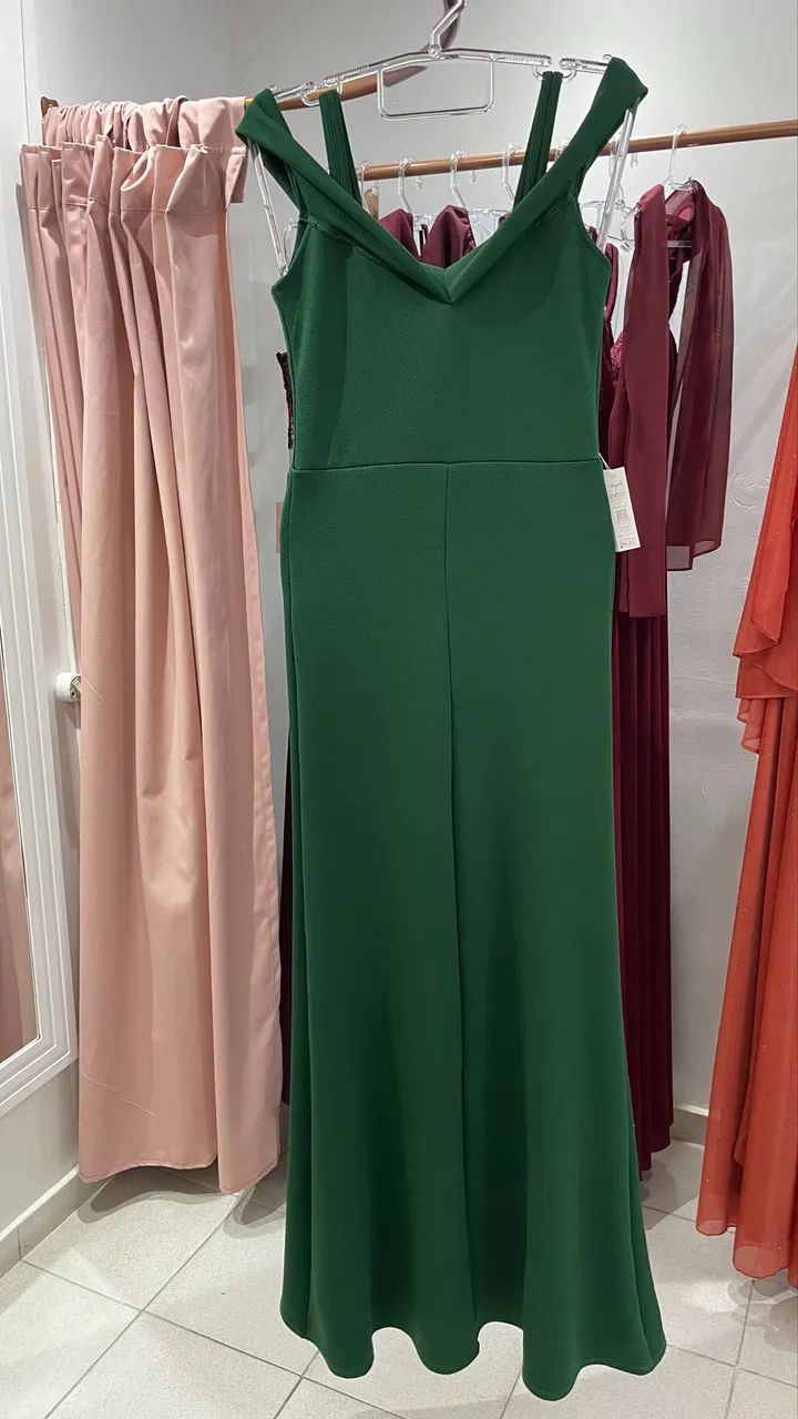 Vestido verde esmeralda  - Foto 4