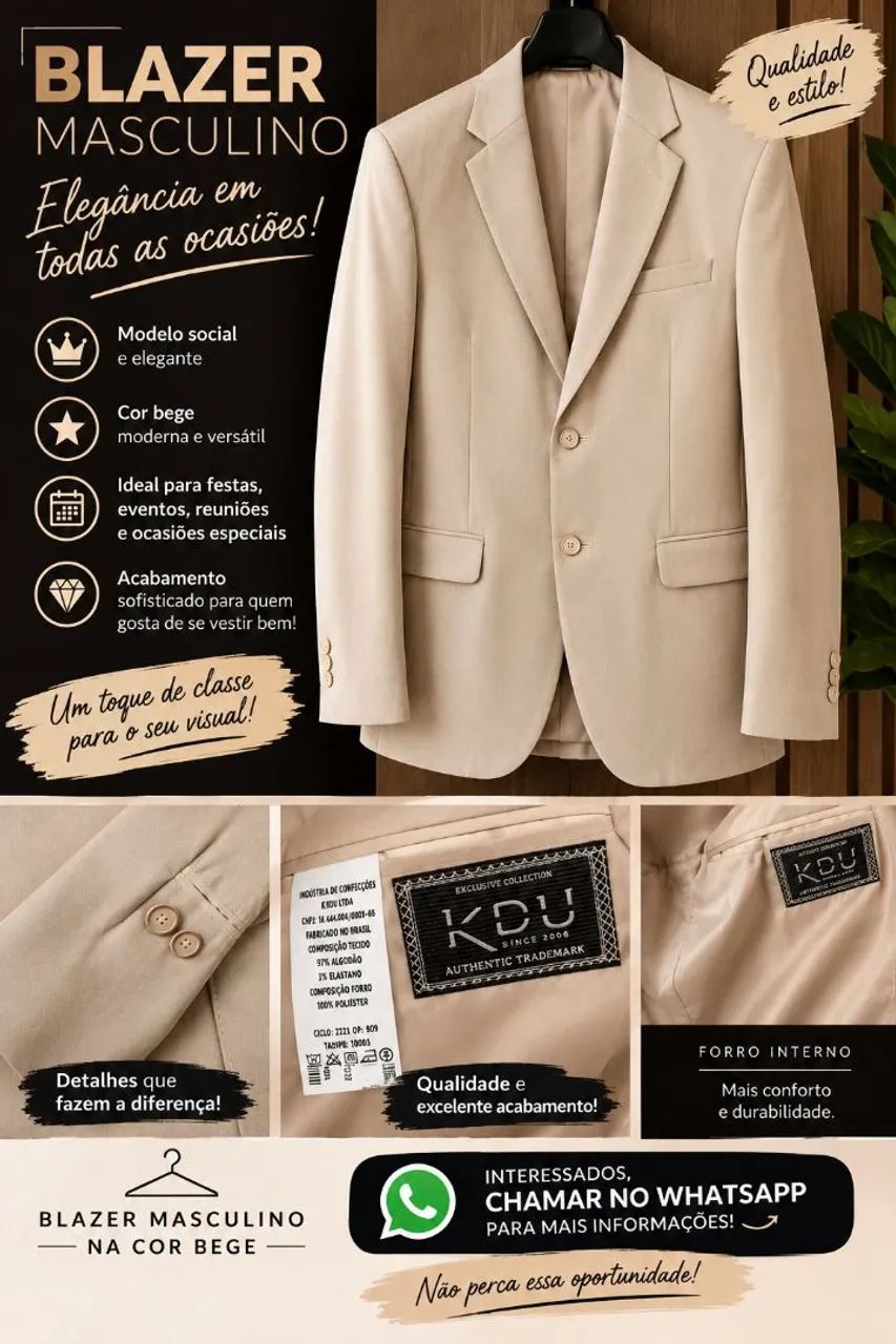 Blazer bege 