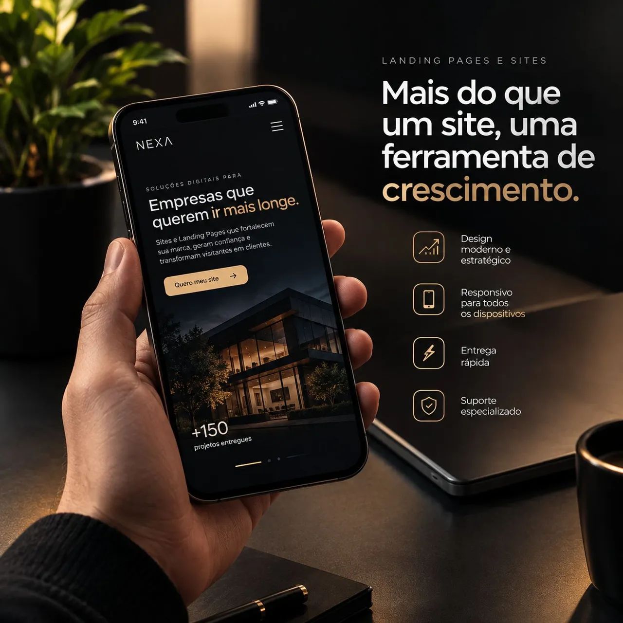 Construo Sites e Landing Pages para todo tipo de empresa - Foto 2