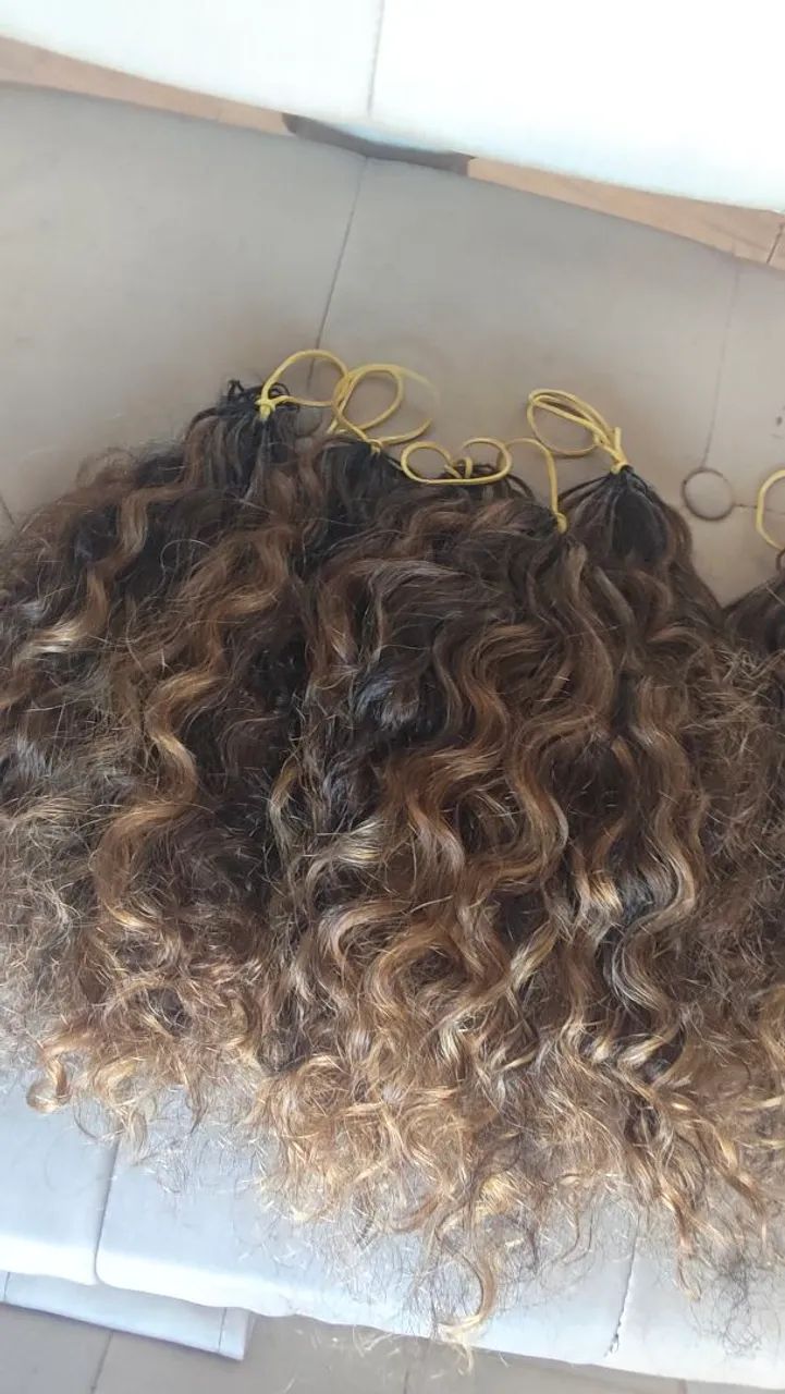 Cabelo brasileiro cacheado natural  - Foto 4