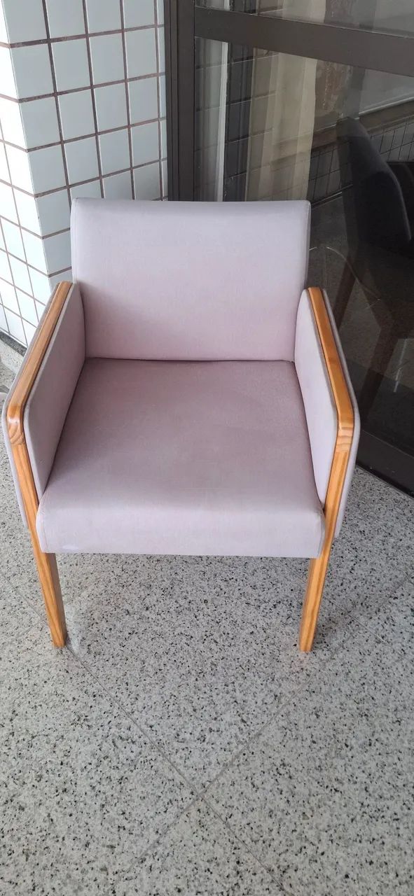 Poltrona Para Sala Arpoador Cinza Claro Oppa Design - Foto 2