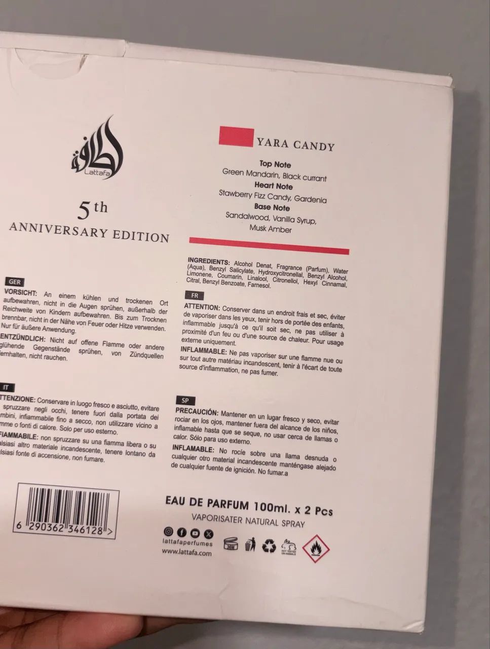 Perfume Árabe Yara Lattafa Candy  - Foto 5