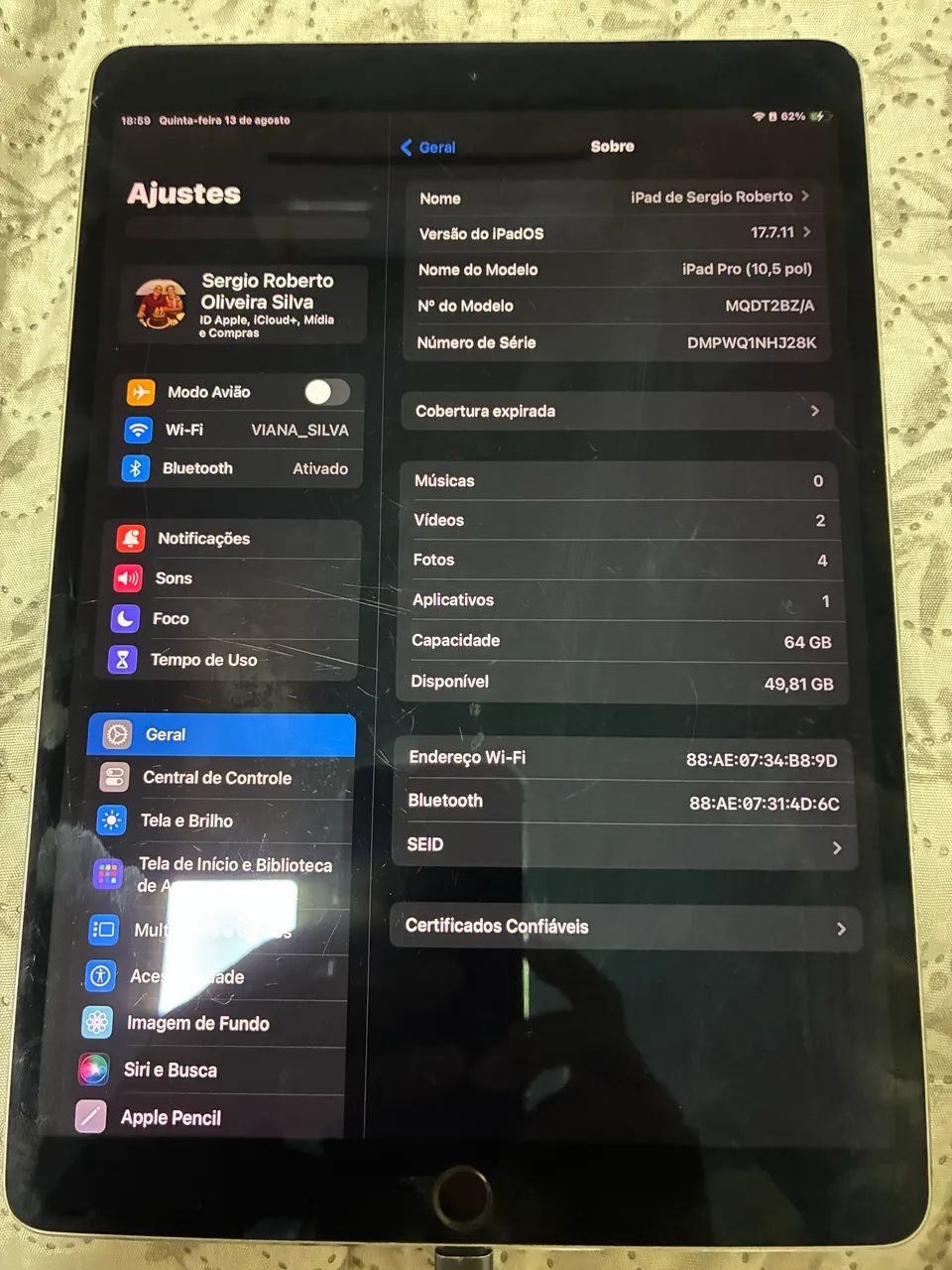 iPad Pro A1701, 64 Gb + Pen Apple 1 geração  - Foto 2