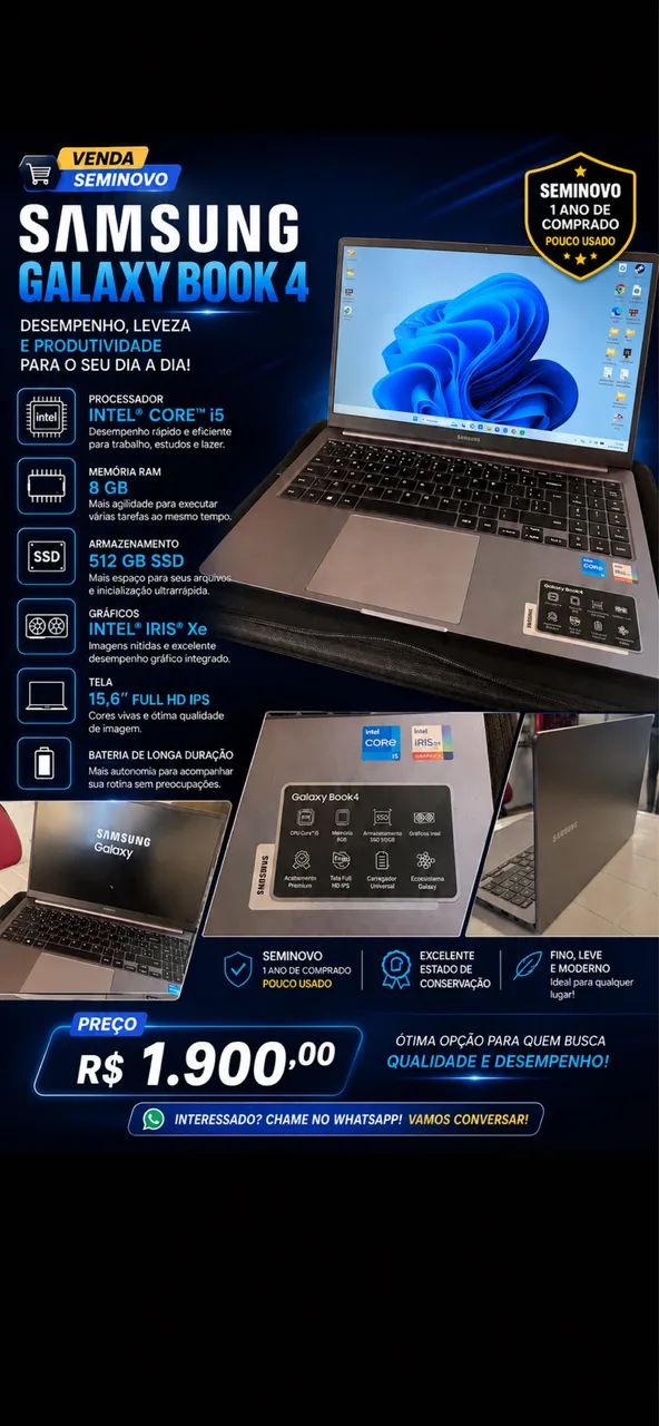 NOTEBOOK GALAXY BOOK 4 - Foto 4