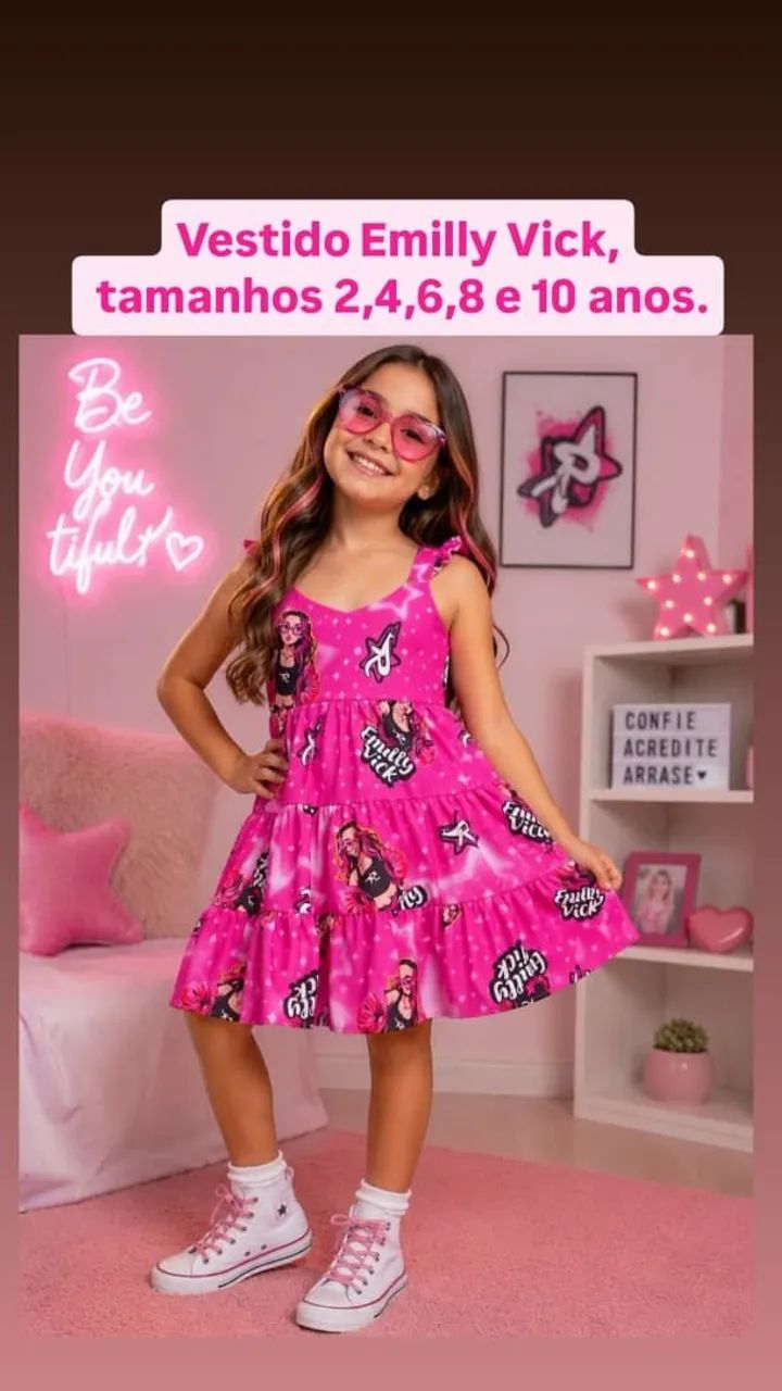Vestido Dos Rosas Emilly Vick  - Foto 5