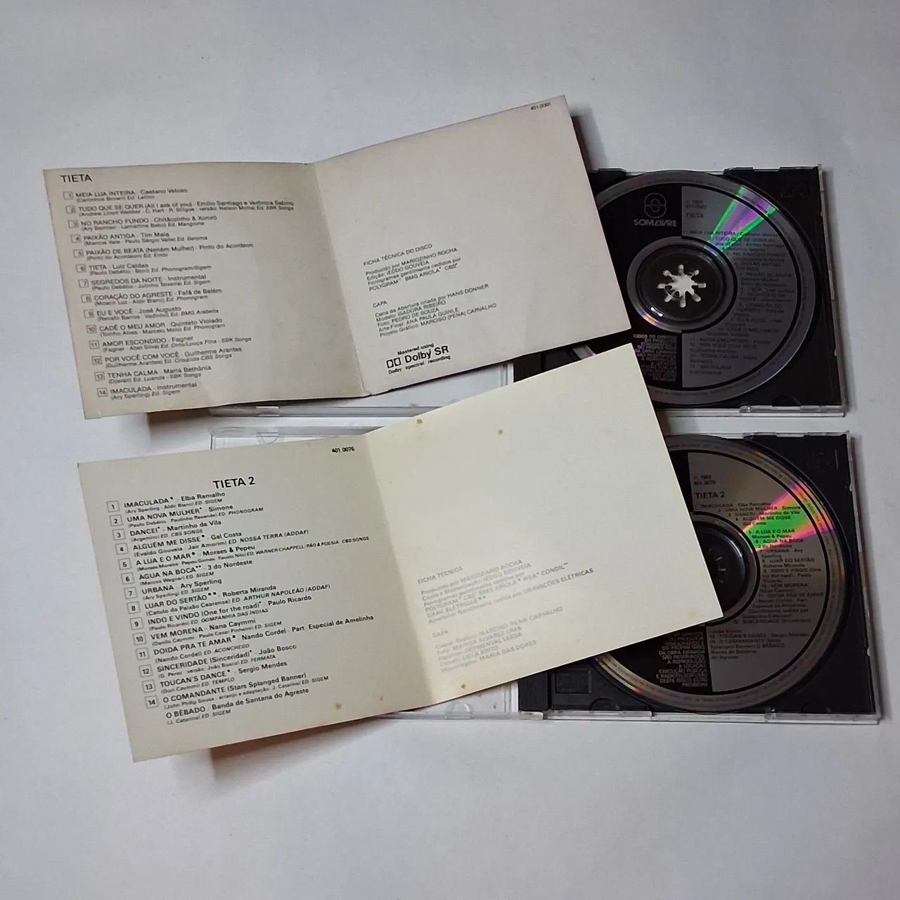 CD Tieta Volume 1 e 2 Original - Foto 4