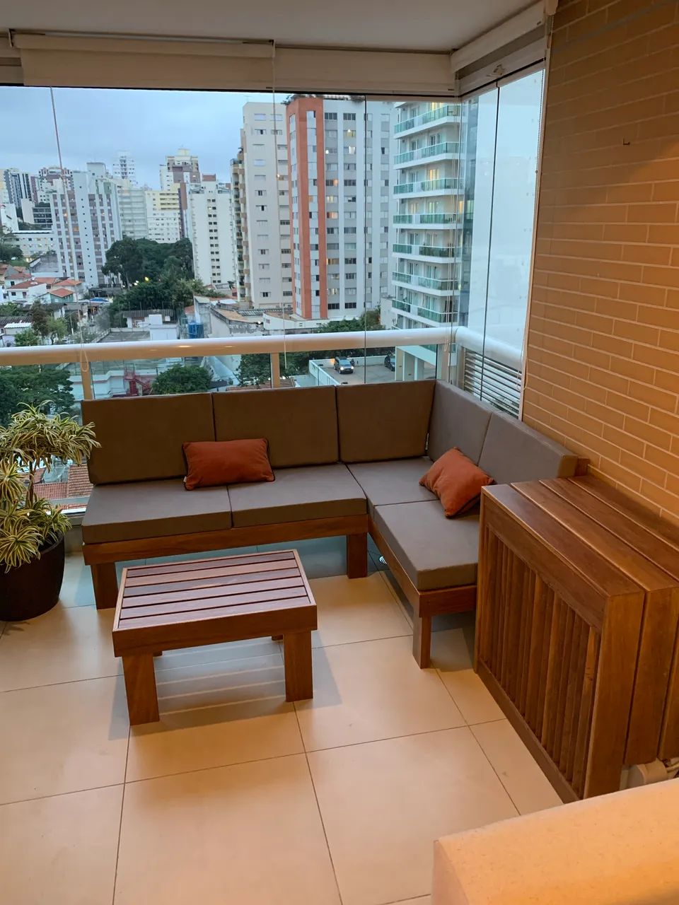Sofa Canto Alemao com estofado - Foto 3