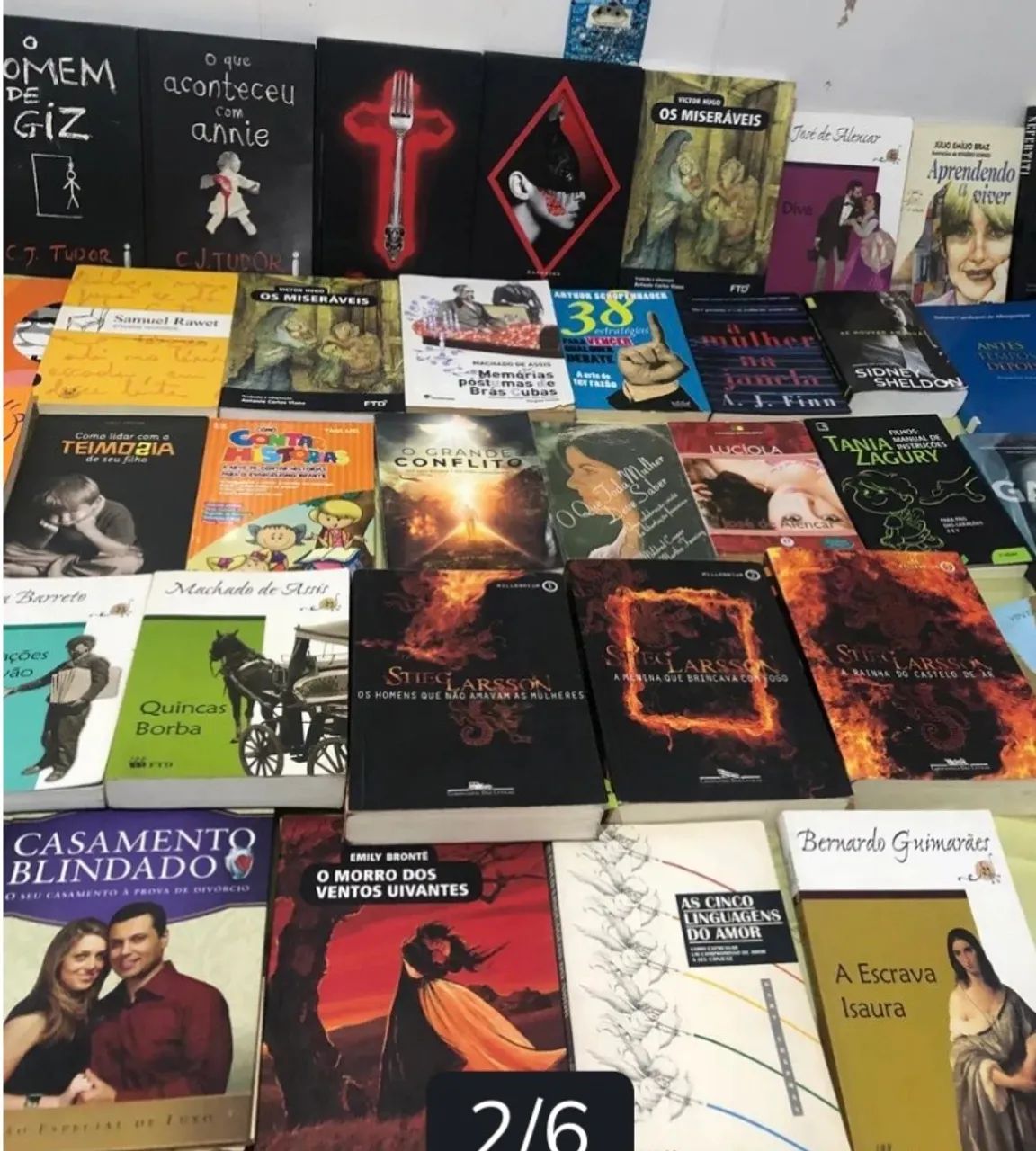 Vendo todos os livros