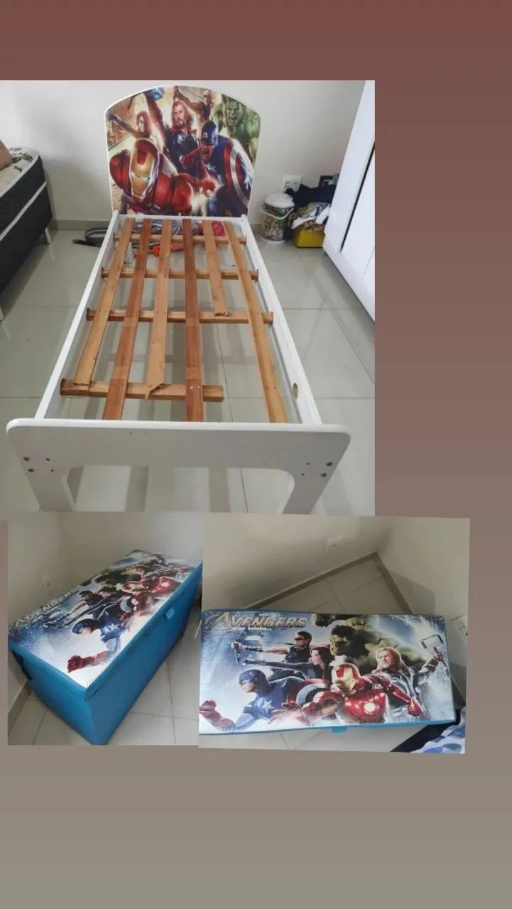 Cama infantil e Baú