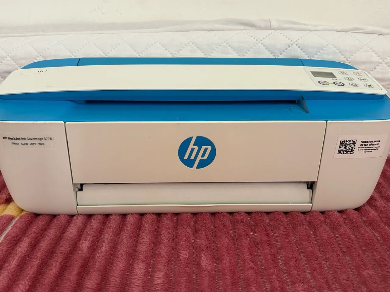     Impressora HP DeskJet Ink Advantage 3776 Multifuncional - seminova - Foto 2