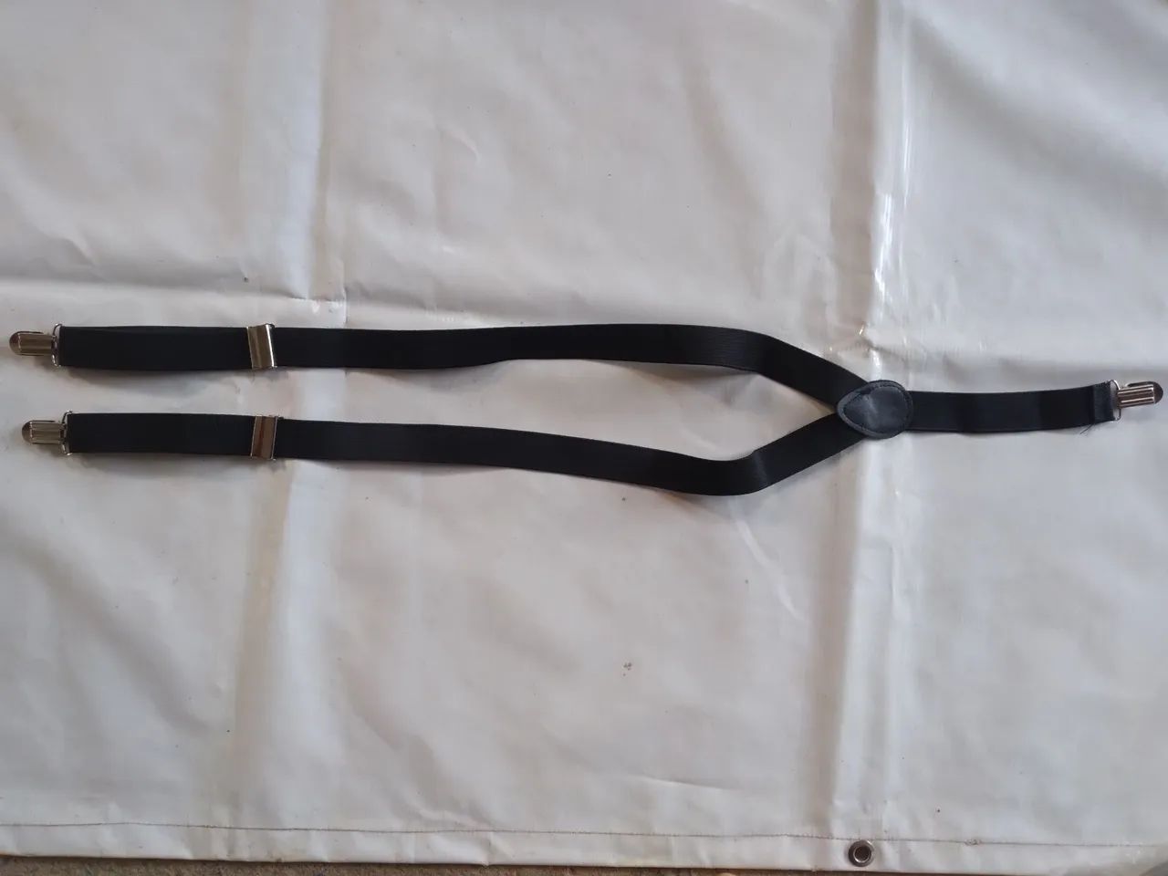 Suspensório elástico preto