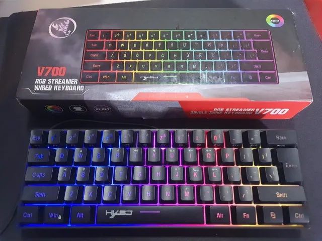 Teclado HXSJ Modelo: V700 60% - Foto 2