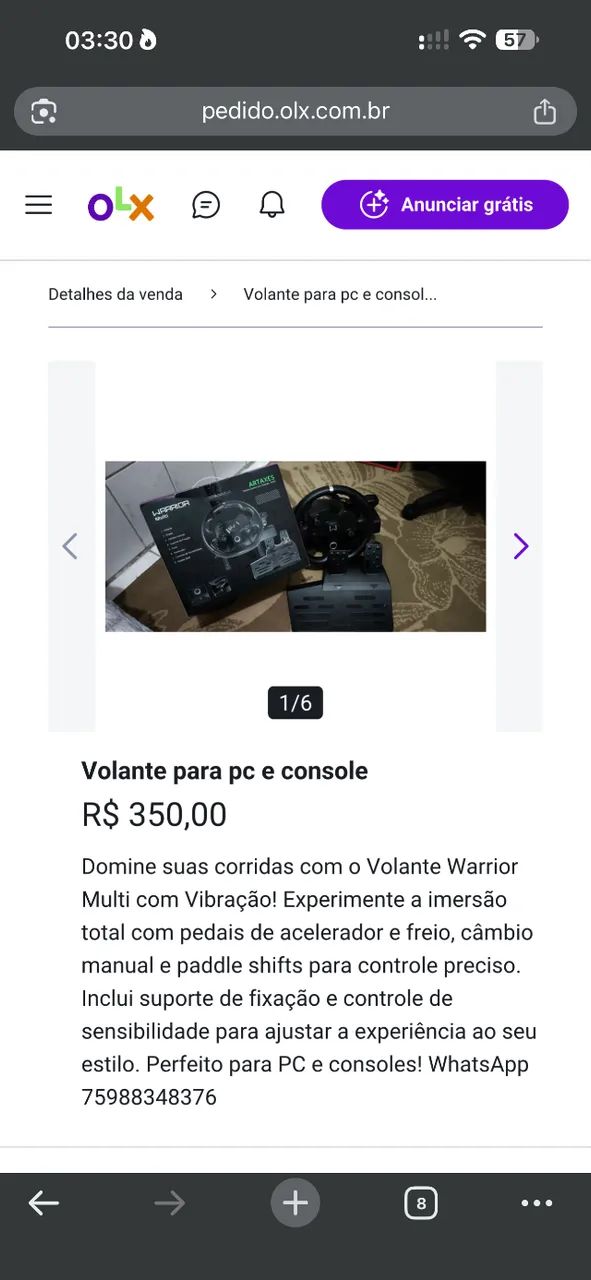 Volante gamer  - Foto 5