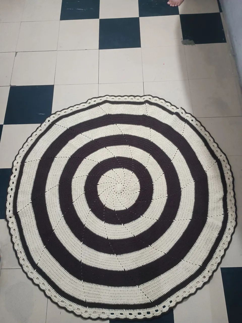 Tapete de crochê 