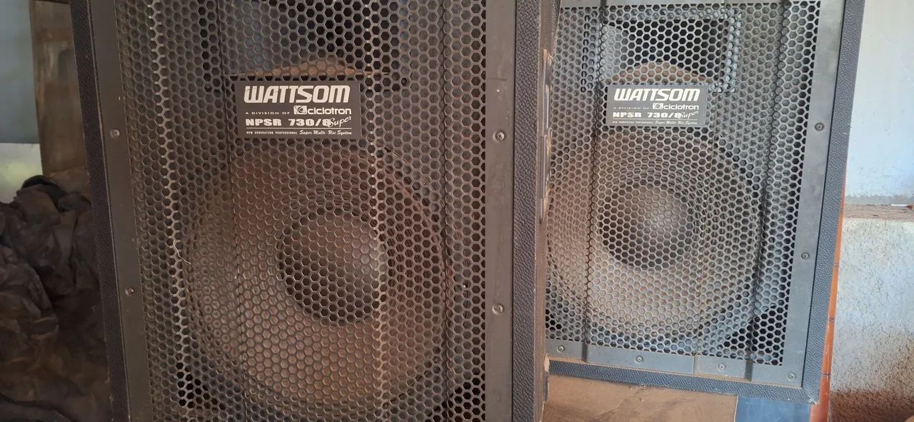 Caixas de Som e Mesa de Wattson  - Foto 2