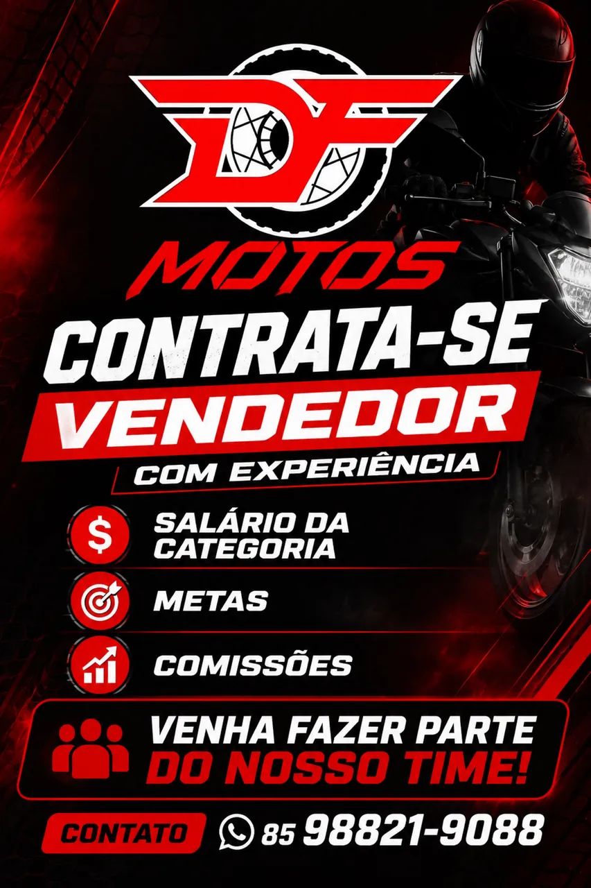 Vendedor de motopecas com experiência 