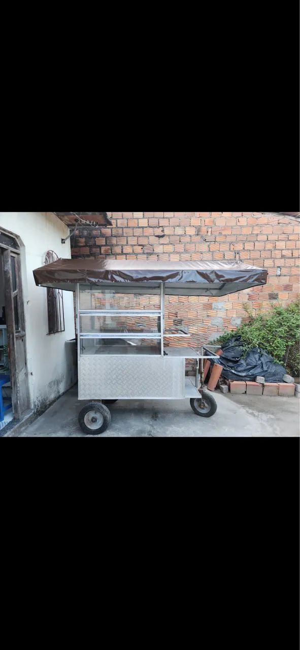 Carrinho de lanche/pipoca sem uso 