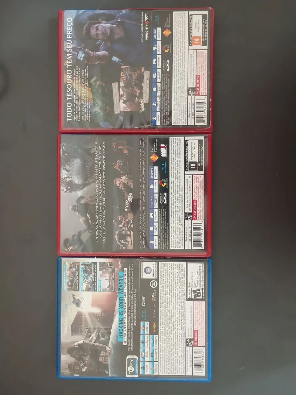 Kit 3 jogos ps4 - Jogos de Vídeo Game - Jardim Vera Cruz