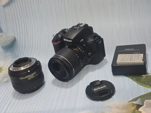 CÂMERA Nikon D5600 + LENTES 18-55 VR + 50mm f/1.8G + Flash | Menos de 1.000 Cliques Nova - Foto 2
