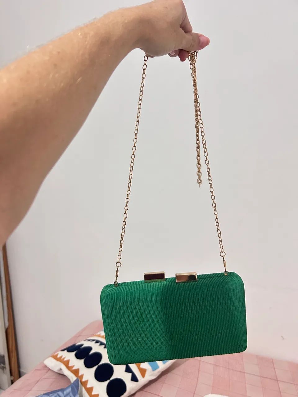Bolsa de festa verde - Foto 3
