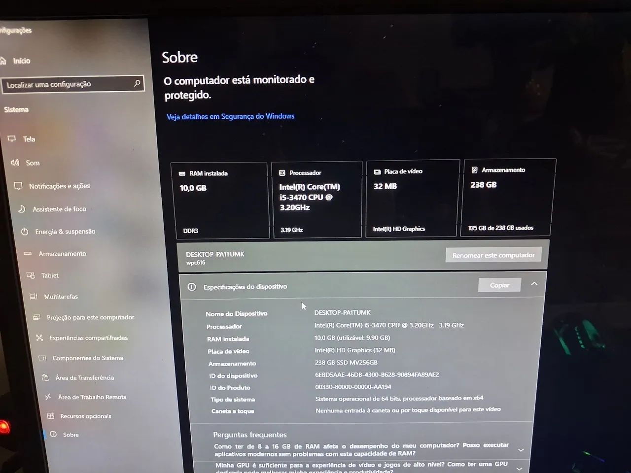 Vendo ou troco pc gamer i5 - Foto 2
