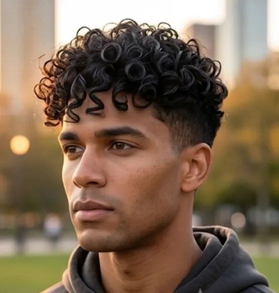 Prótese Capilar Masculina Cacheada - Cabelo Natural  - Foto 2