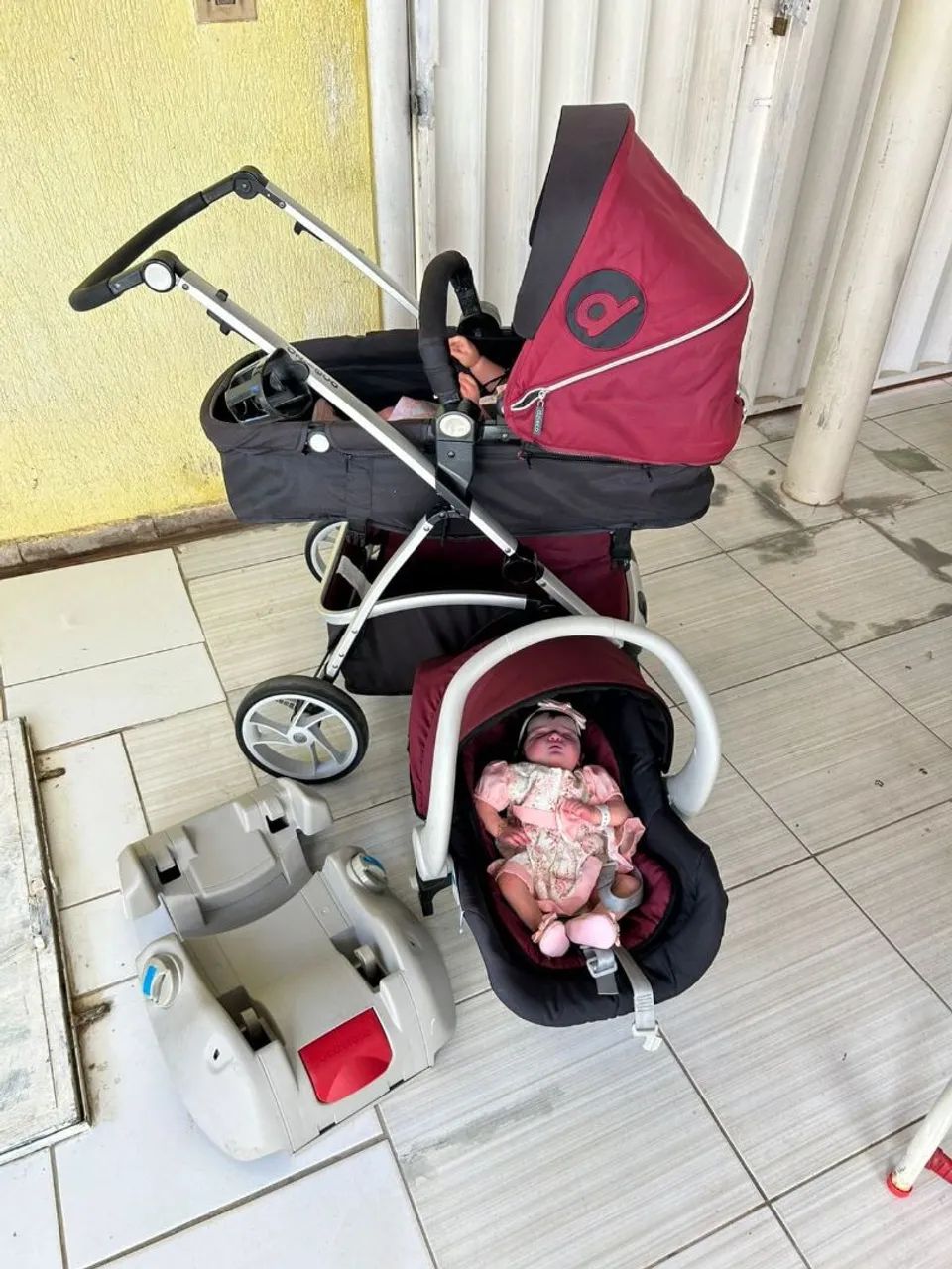 CARRINHO + TROCADOR + BERÇO PORTÁTIL  - Foto 2