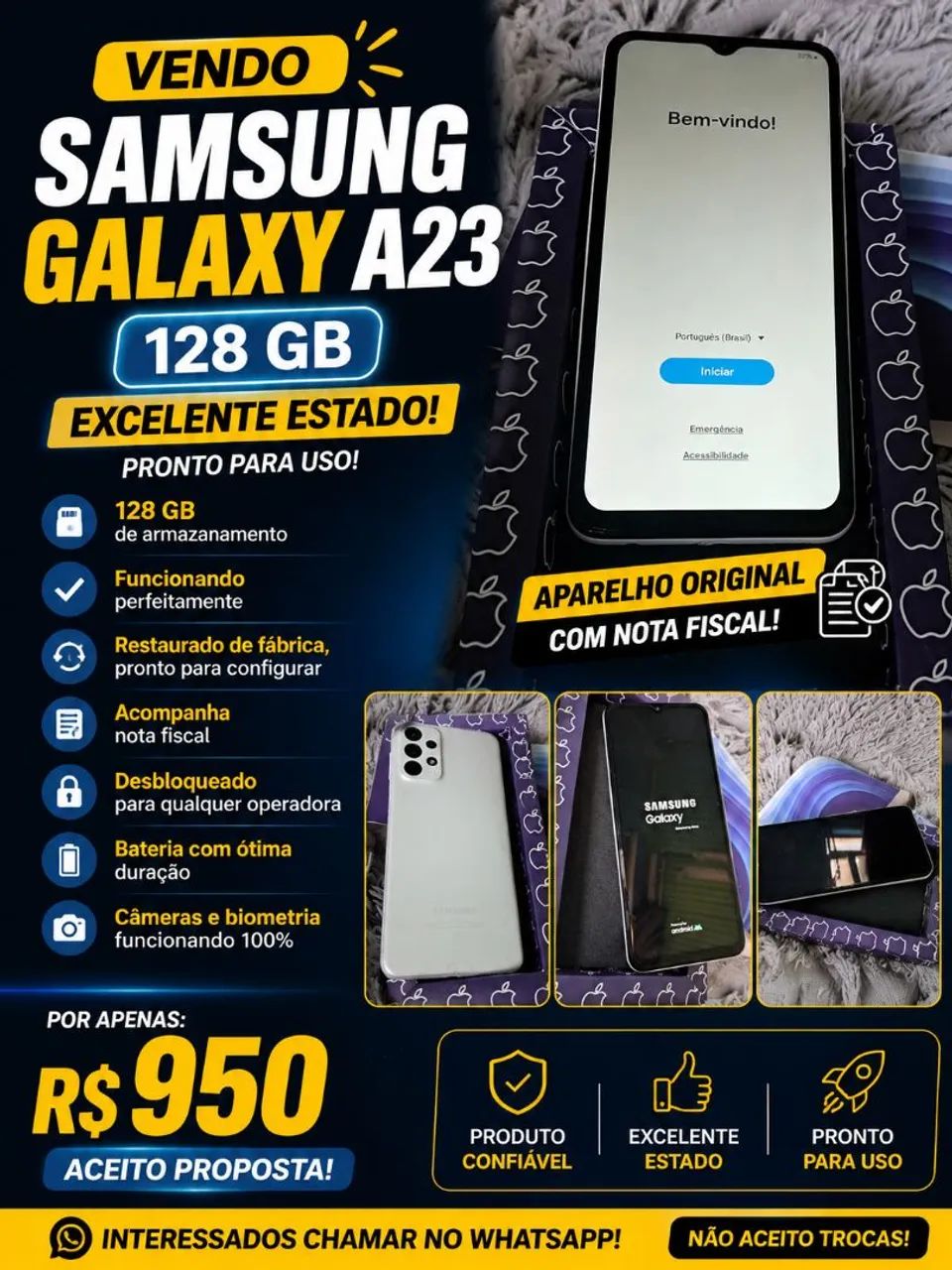 Celular samsung A23 128 gb