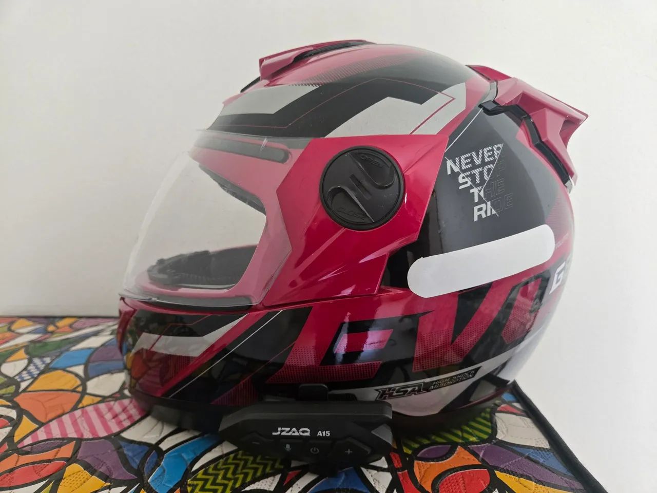 Capacete NOVO com Comunicador Bluetooth - Foto 2