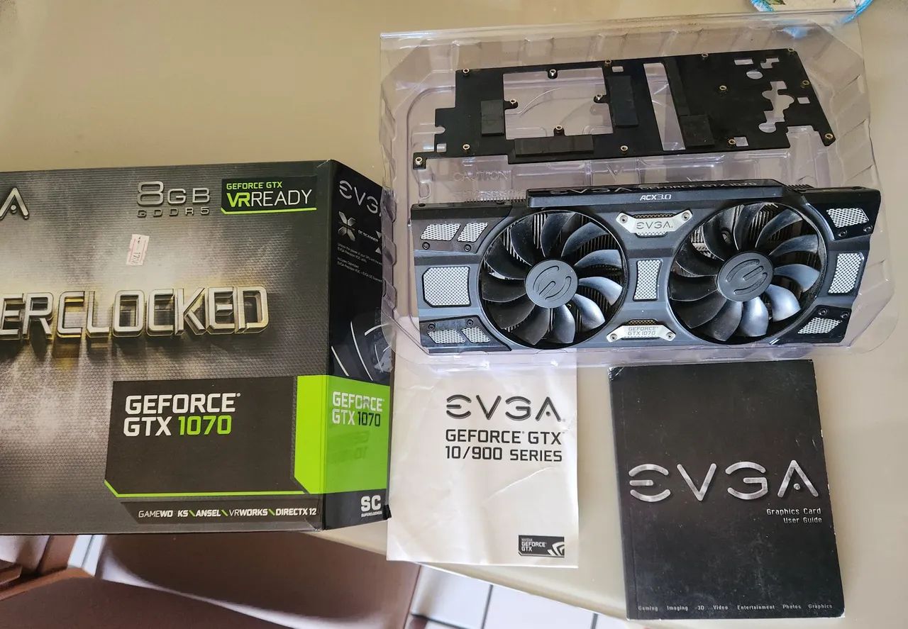 *Leia COOLER e CAIXA GTX 1070 EVGA