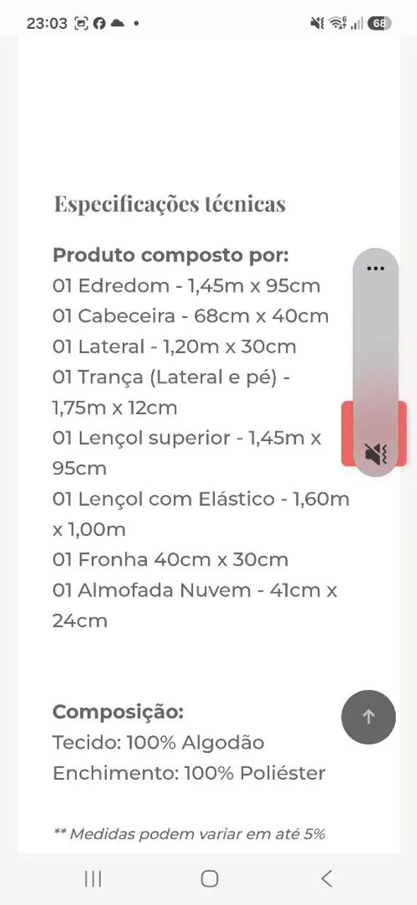 Kit Berço meninA + cadeirinha balanço  - Foto 3