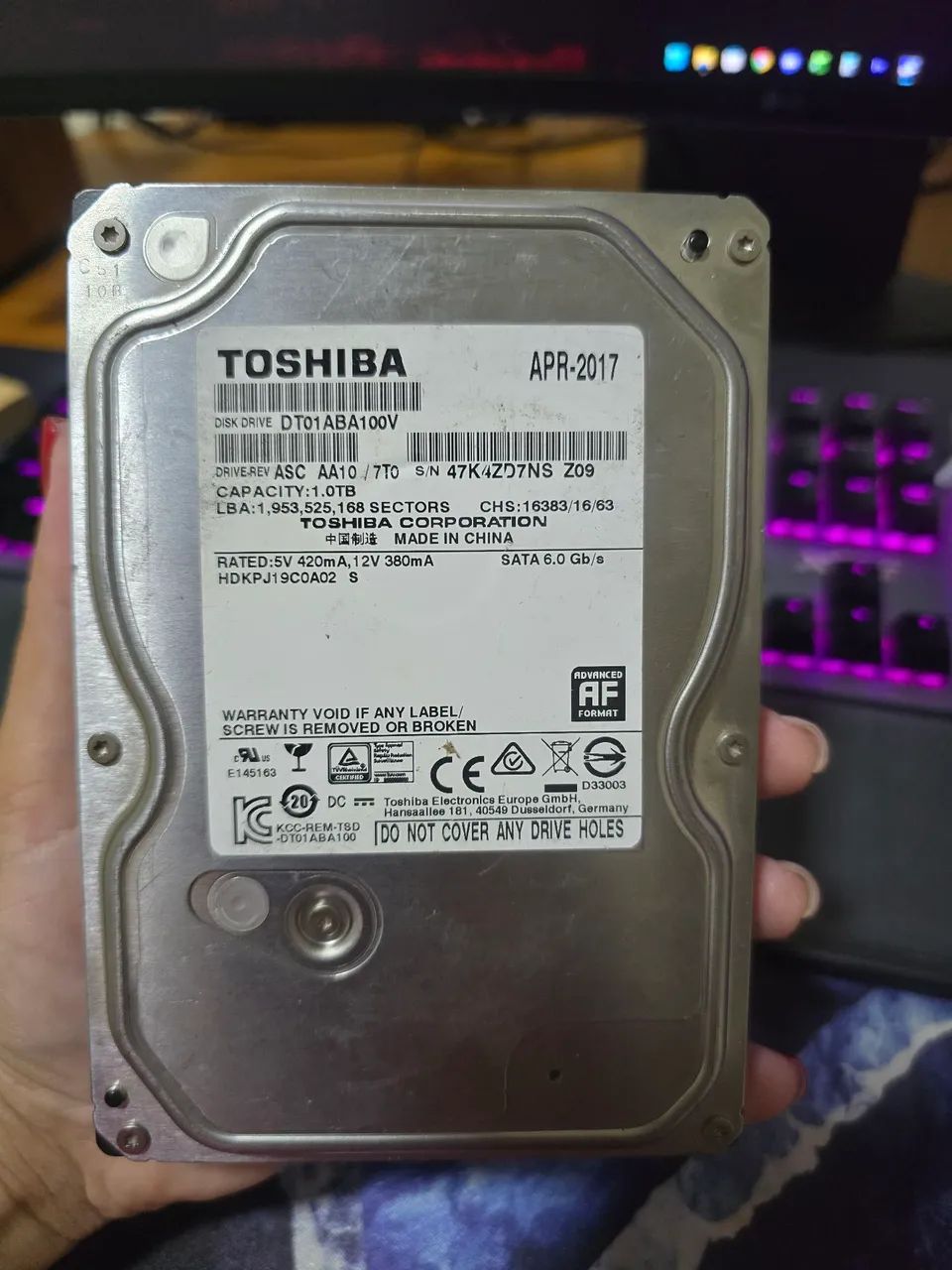 HD 1TB SEAGATE 3x