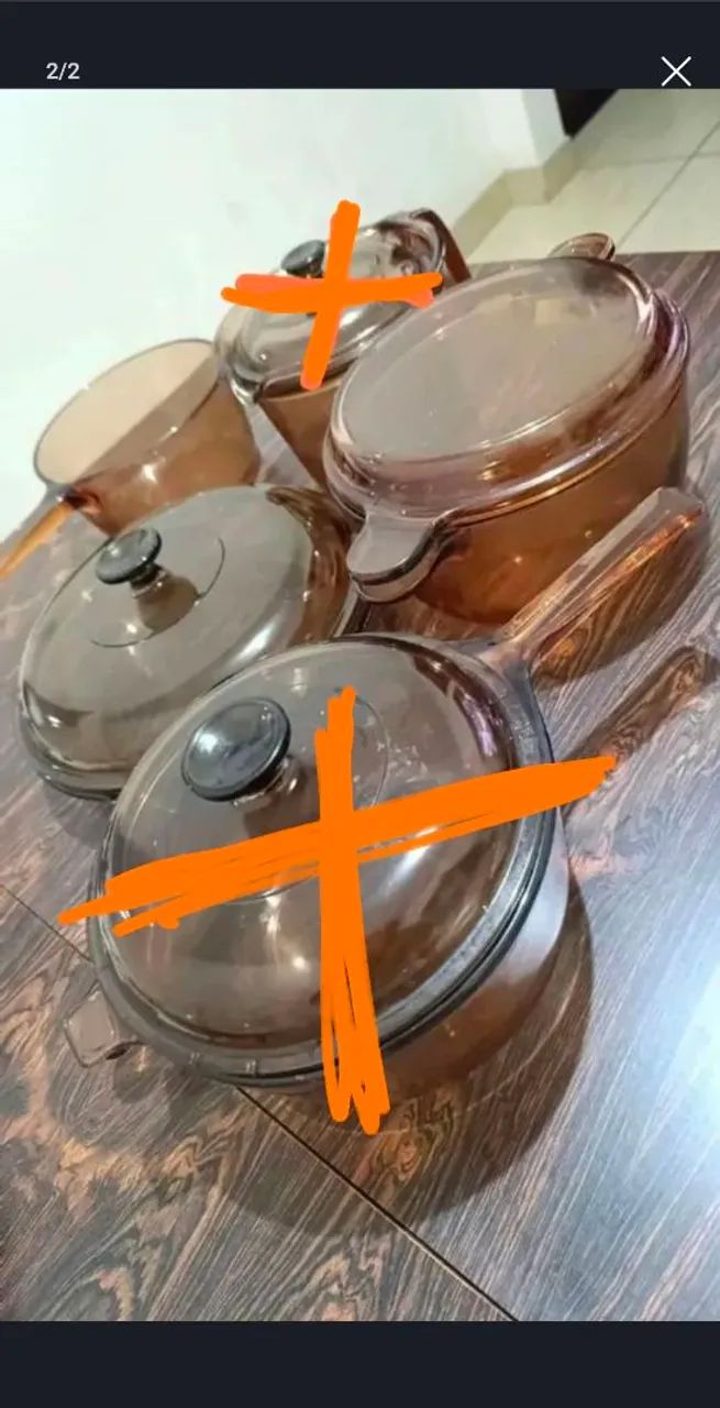 Conjunto panelas vidro - Foto 2