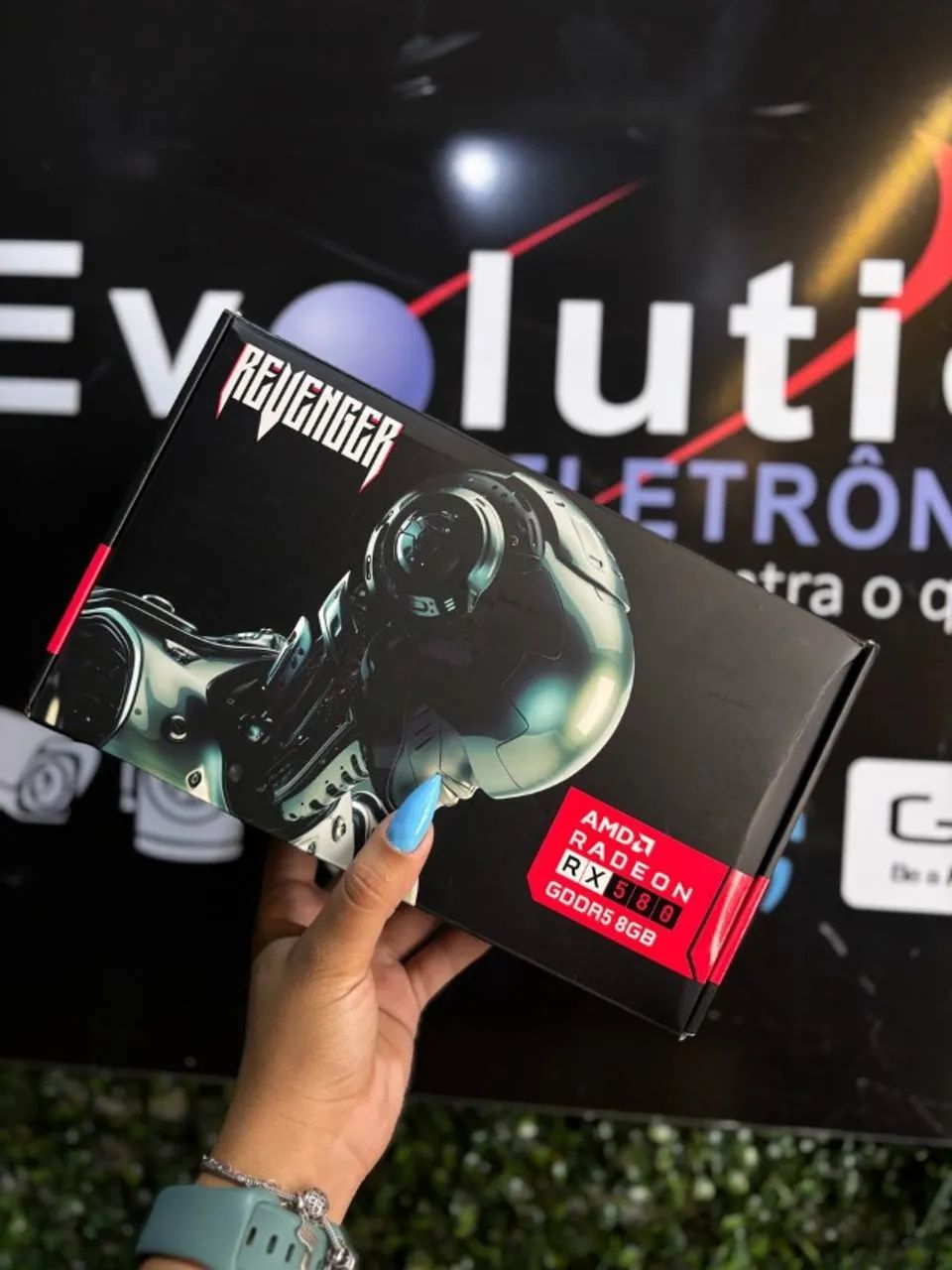 Placa de Vídeo RX580 - 8GB - DDR 5 - PRODUTO NOVO COM GARANTIA