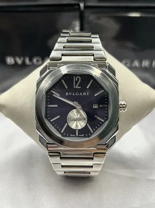 Relógio Bvlgari Octo Finíssimo Prata - Fundo de Vidro | Resistente à Água | Com Caixa - Foto 5