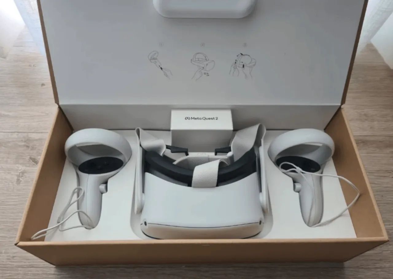 VR  Óculos Meta Quest 2 256GB - Foto 2