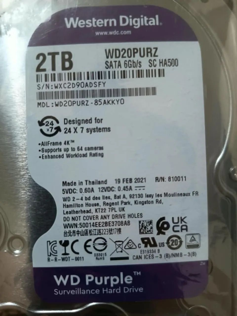 HD Purple 2T 